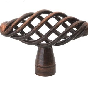 98 GlideRite Hardware 2 inch Diameter 3041-ORB Oval Birdcage Cabinet Knob